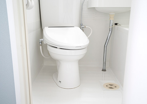 Warm-water bidet-style toilet