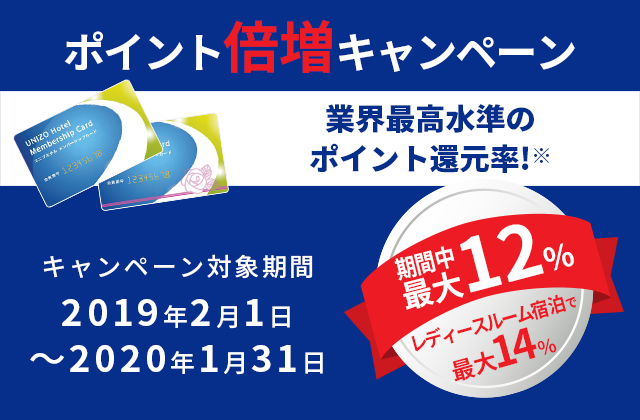 ポイント倍増キャンペーン